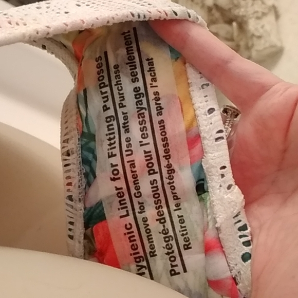 Bikini with Lace Lycra over Waist at Front - Picture 4 of 5